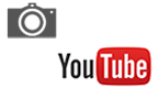 YouTube og Kamera-ikon